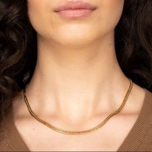 NWT Mejuri Double Curb Chain Necklace